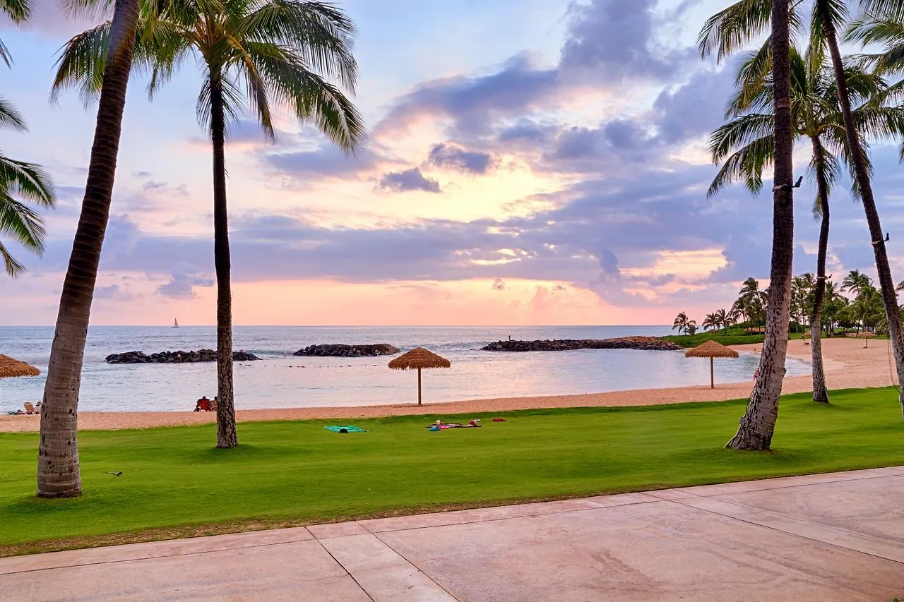 Popular Ground Floor With Extra Grassy Area - Beach Tower At Ko Olina Beach Villas Resort Kapolei